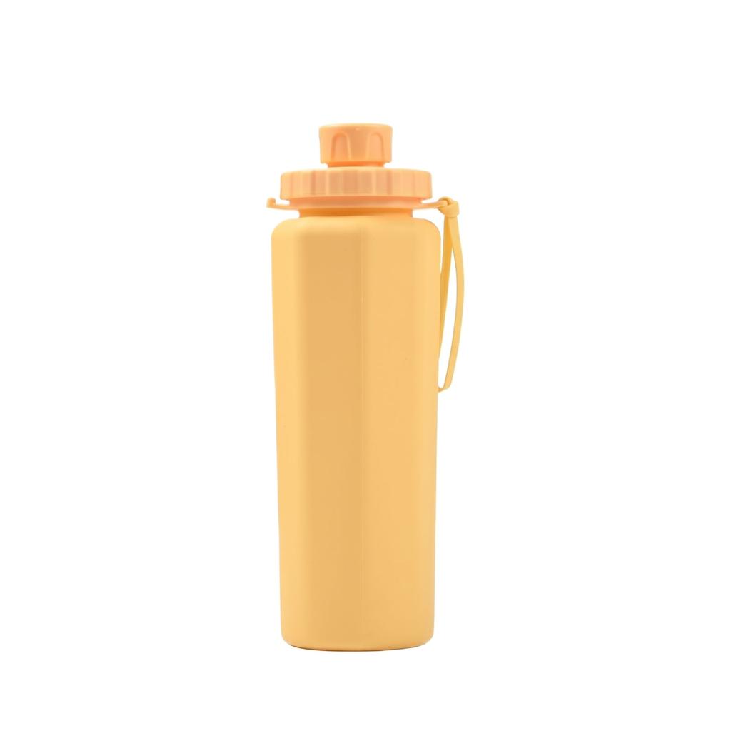Reusable Water Bottle with Leakproof Cap Wide Mouth BPA Free Plastic Sports Drinking Container for Outdoor Activities School Gym Travel