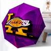 Printed Los Angeles Lakers logo Folding Umbrella,Outdoor,Leisure,And Travel Umbrella,Durable Umbrella Fabric,Birthday And Holiday Gift