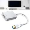 Адаптер USB3.0 к HD мультимедийному интерфейсу 5 Гбит/с Разрешение 1920x1080 HD Компьютерный адаптер для ПК Мониторов Серебристый