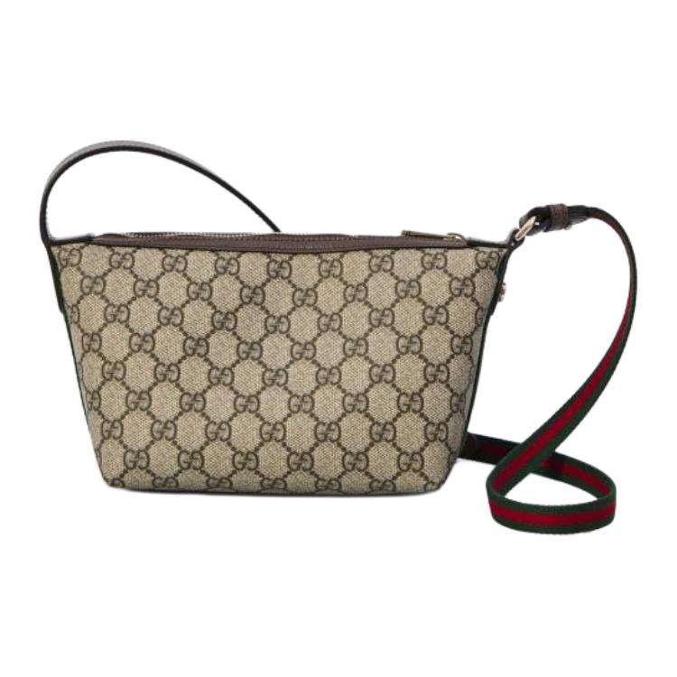 Gucci Ophidia Small Shoulder Bag GG Supreme Web Stripe 838477-FAE0P-9746
