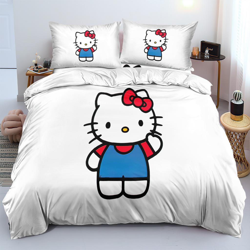 Детское постельное белье, комплект из трех предметов, 90-120 г, абразивная ткань, 3D цифровая печать