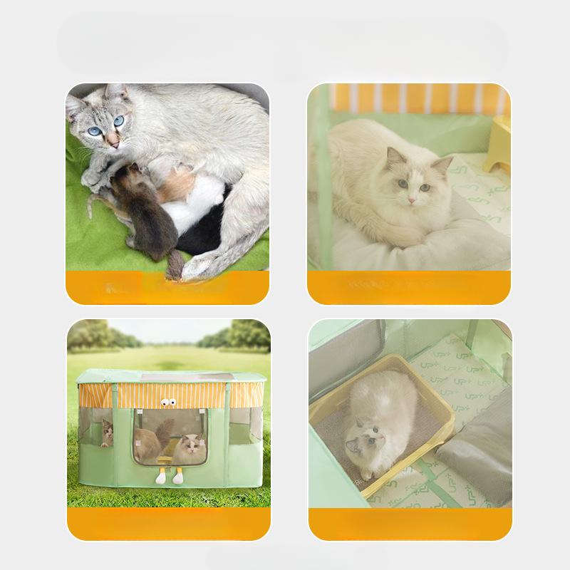 Родильная комната для кошек, кошачье гнездо, закрытая палатка для беременности и родов, родильный ящик, ограждение для щенков, производственный ящик, принадлежности для производства домашних животных