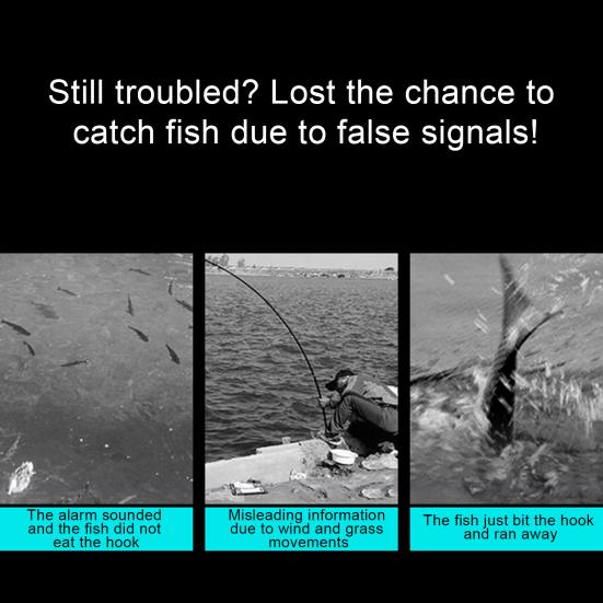 Электронный рыболовный сигнализатор поклевки зуммер свет регулируемый ремешок 80 дБ ночная удочка