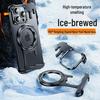 Samsung S24 Ultra Metal Drop-Proof Phone Case with Borderless Magnetic Stand and S23U Airbag for Heat Dissipation