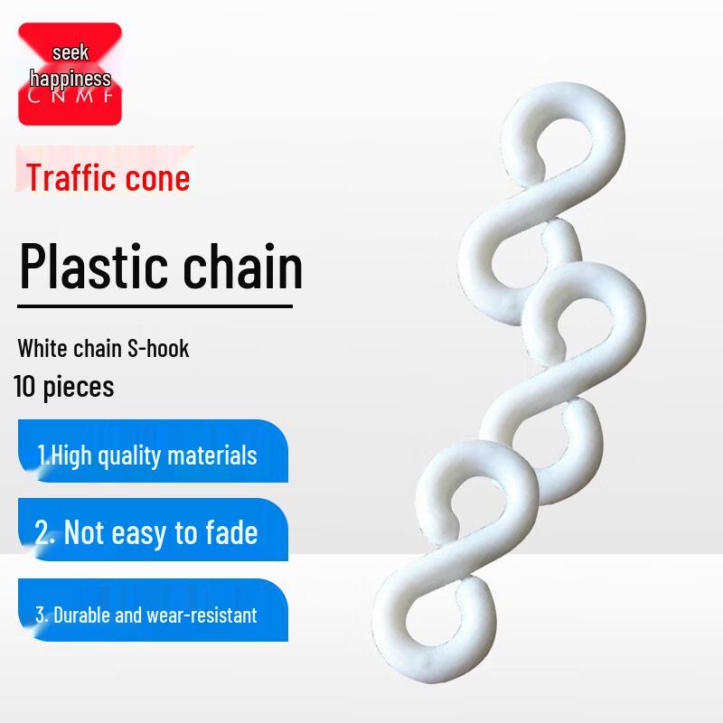 Plastic Warning Chain S-Hooks
