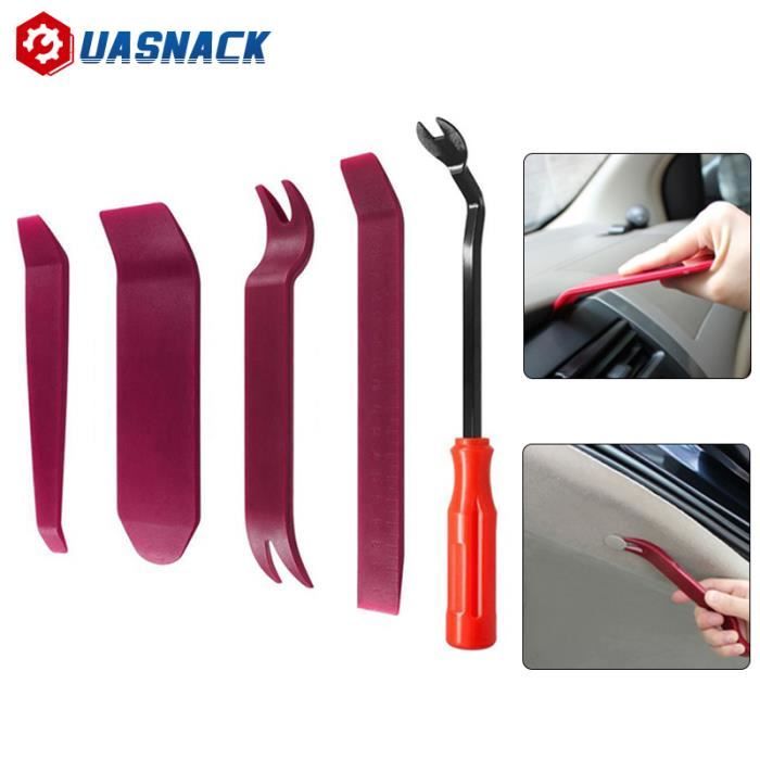 Jaune 4pcs - Kits D'outils De Démontage De Panneau De Garniture De Porte Automobile, Kits D'outils De Démonta