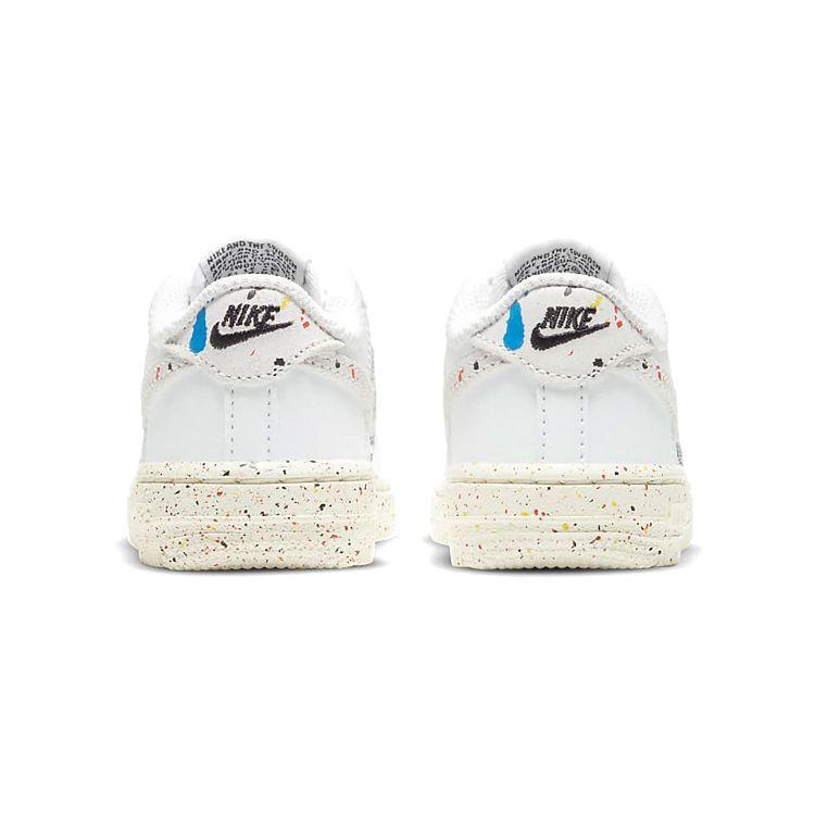 Nike Force 1 LV8 3 TD Paint Splatter — белые детские кроссовки Sail DJ2600-100