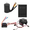 3650 3600KV Brushless Motor 60A ESC Programming Card Heat Sink Combo Set for 18 110 RC Car