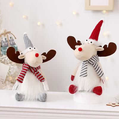 Рождественские украшения INS Style Moe Christmas Elk Doll Домашняя вечеринка Кукольные украшения