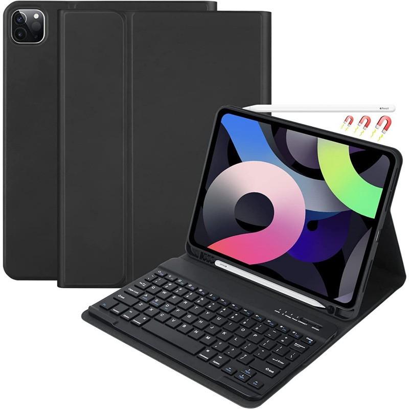 IPad 10th Gen 10.2 Air 5 Pro 12.9 9.7 Bluetooth Keyboard Case With Pencil Holder