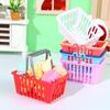 Supermarket Shopping Miniature For Doll House Food Basket Shopping Basket Doll Accessories Mini