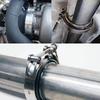2" 2.5" 3" 3.5" 4" V-образный хомут с фланцем (папа/мама) для выхлопной системы, турбокомпрессора, даунпайпа, глушителя