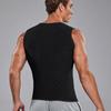 Мужской тренажер для талии, спортивный жилет, корсет для тренировок, майки, корректирующее белье для похудения, компрессионная рубашка, костюм для сауны, термомайка