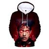 Мужская подростковая толстовка с капюшоном Rapper Star 3D Print, весна и осень-зима, последняя теплая утолщенная куртка 24-25, свитер, унисекс-топ