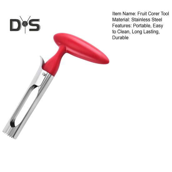 Инструмент для удаления сердцевины фруктов с острыми зубчатыми лезвиями, простой в использовании портативный многофункциональный инструмент для удаления сердцевины фруктов