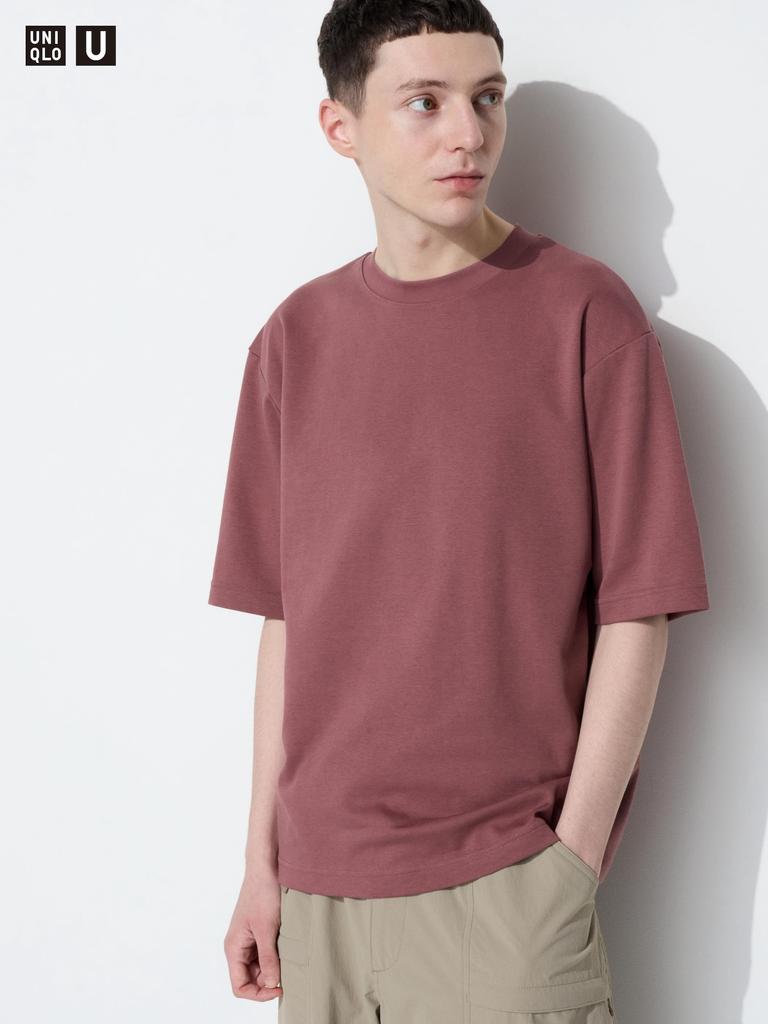 Uniqlo Футболка Japan Air Rhythm Cotton Oversize с рукавами 5 минут 