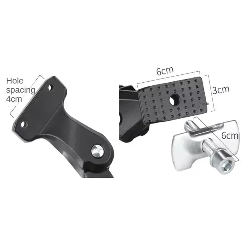 Non-Slip Bicycle Kickstand Adjustable Bike Side Support Foot Rest for 24-29 Inch Mountain Bike