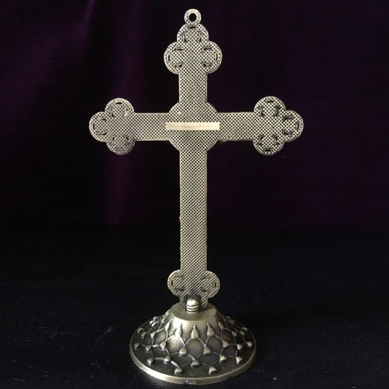 Catholic Crucifix Cross Christ Religous Christian Church Prayer Utensils Ornament for Home Office Church Christian Decor