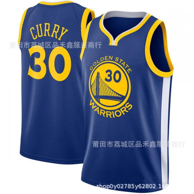 Golden State Warriors 30 Curry 11 Thompson Basketball Jersey Breathable Fan Sportswear