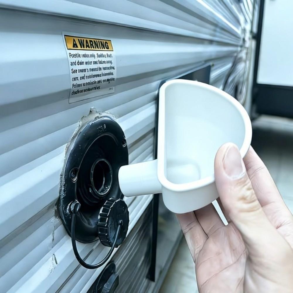 Портативная воронка для залива воды в автодом, воронка против пролива для прицепа-автодома, прочная воронка для воды автодома, аксессуар для автодома