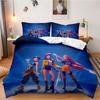 K-Pop Demon Hunters Beddding Set for Fan Kids Machine Washable Durable King Queen Twin Size for K-pop Girls Home Bedroom Decor