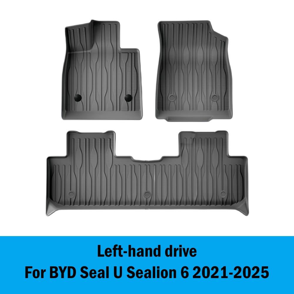 Коврики TPE для BYD Seal U Sealion 6 2025 2025 2025 2025 2025 Коврики для пола автомобиля Коврик для багажника Защитная накладка на спинку