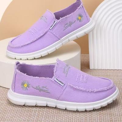 Женские кроссовки Модные кроссовки Женская обувь Кроссовки на платформе Женские кроссовки Slip on Повседневная парусиновая обувь для отдыха на природе