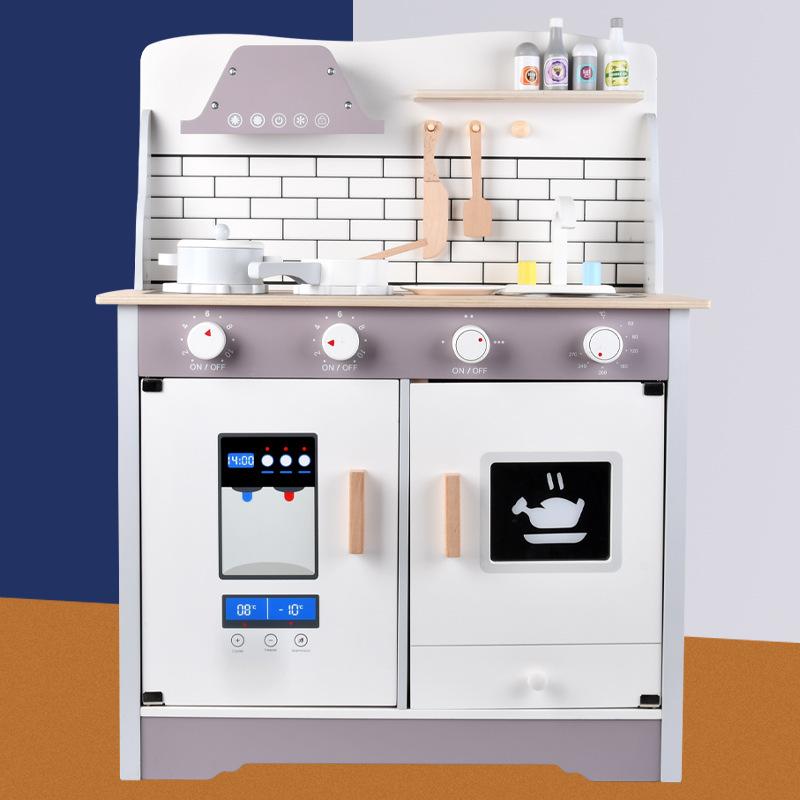 Детская деревянная вытяжка Кухонные игрушки Мальчики и девочки Готовка и игра Домашние игрушки для раннего детства Детсадовские игрушки