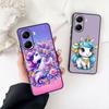 Cartoon Unicorn Horse Anime Phone Case for Motorola Moto Edge 50 30 Fusion 40 NEO Ultra Pro G22 G23 G20 G35 G84 G13 G53 Cover