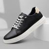 Fashion Brand Mens Casual Shoes Genuine Leather Business Office Oxford Luxury Shoes Antiskid Wear-Resistant White Running Sneakers Shoe