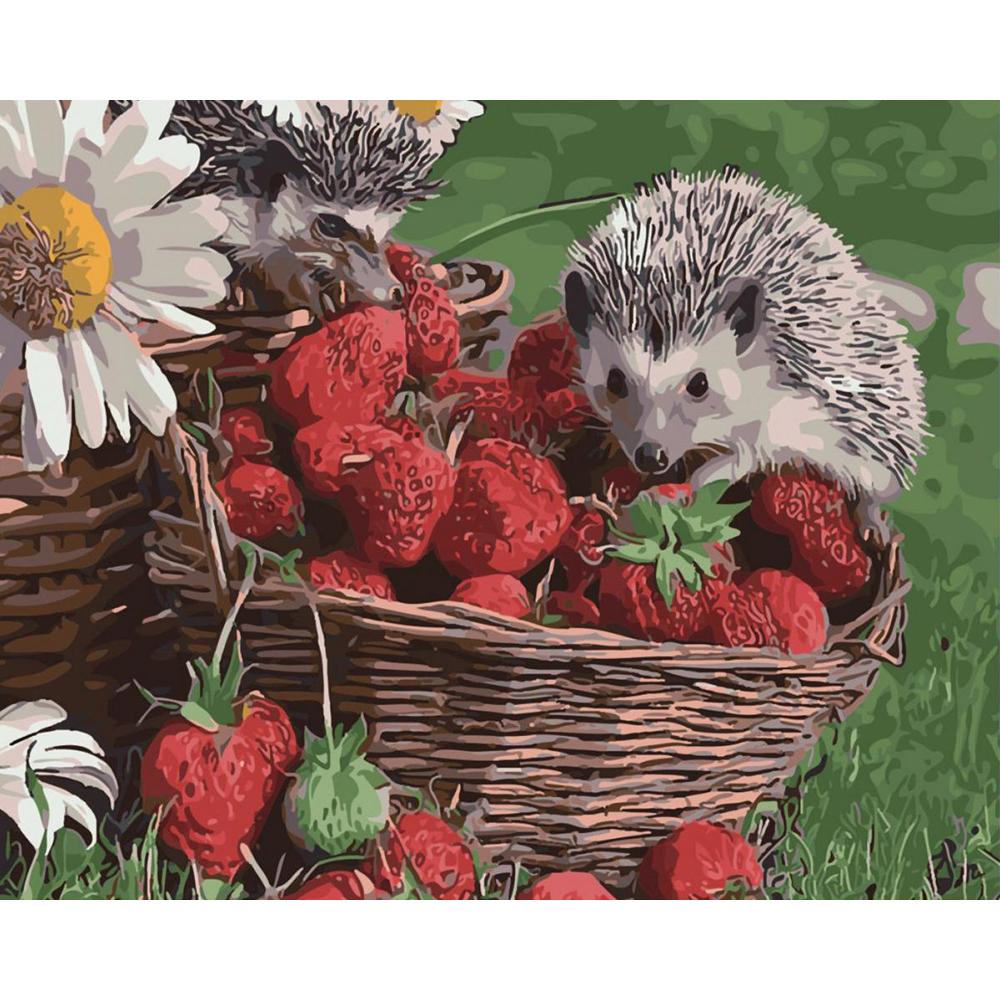 Frameless Picture Diy Painting By Numbers Animal Coloring By Numbers Acrylic Canvas Painting Handpainted Drawing Art