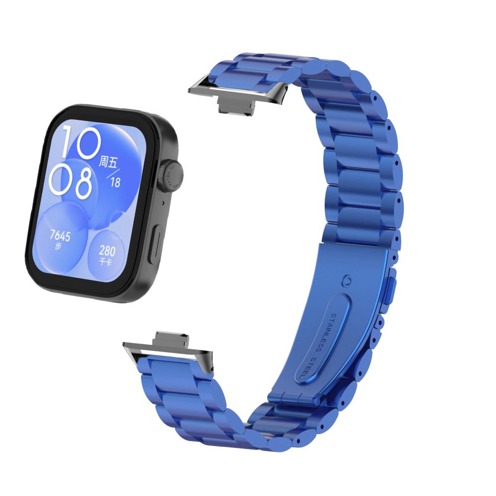 Ремешок из нержавеющей стали для Huawei Watch Fit 3, сменный металлический ремешок, быстрый браслет-браслет для Huawei Fit 3 Smartwatch Corrrea