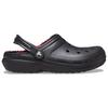 Crocs Классические утепленные клоги-сабо в клетку Buff, черные, унисекс, 210738-001