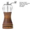 Ручная мельница для перца, твердая древесина, морская соль, порошок перца, безопасная гигиеническая экологически чистая кухонная шлифовальная машина для инструментов
