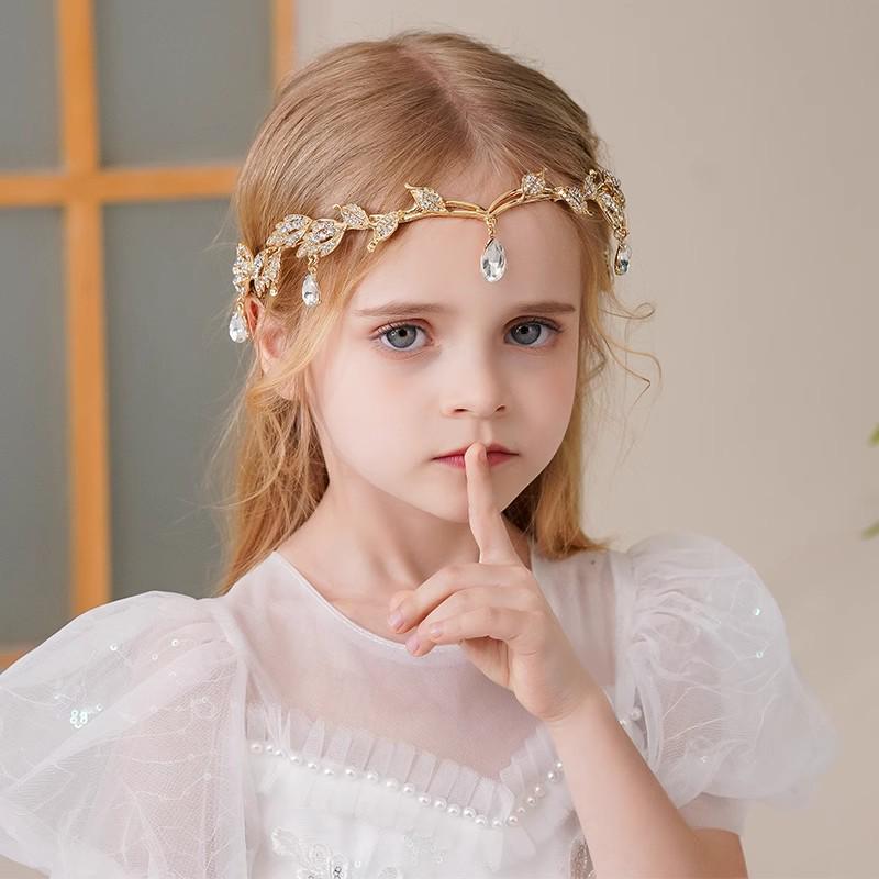Детская корона на лоб и головной убор из страз
