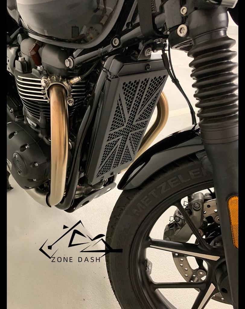 Высококачественная защита радиатора Bobber из нержавеющей стали для моделей Triumph T100 T120