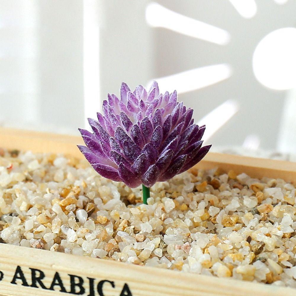 2 шт. Сделай сам Искусственные Суккуленты Мини Имитация Цветочных Растений Сад