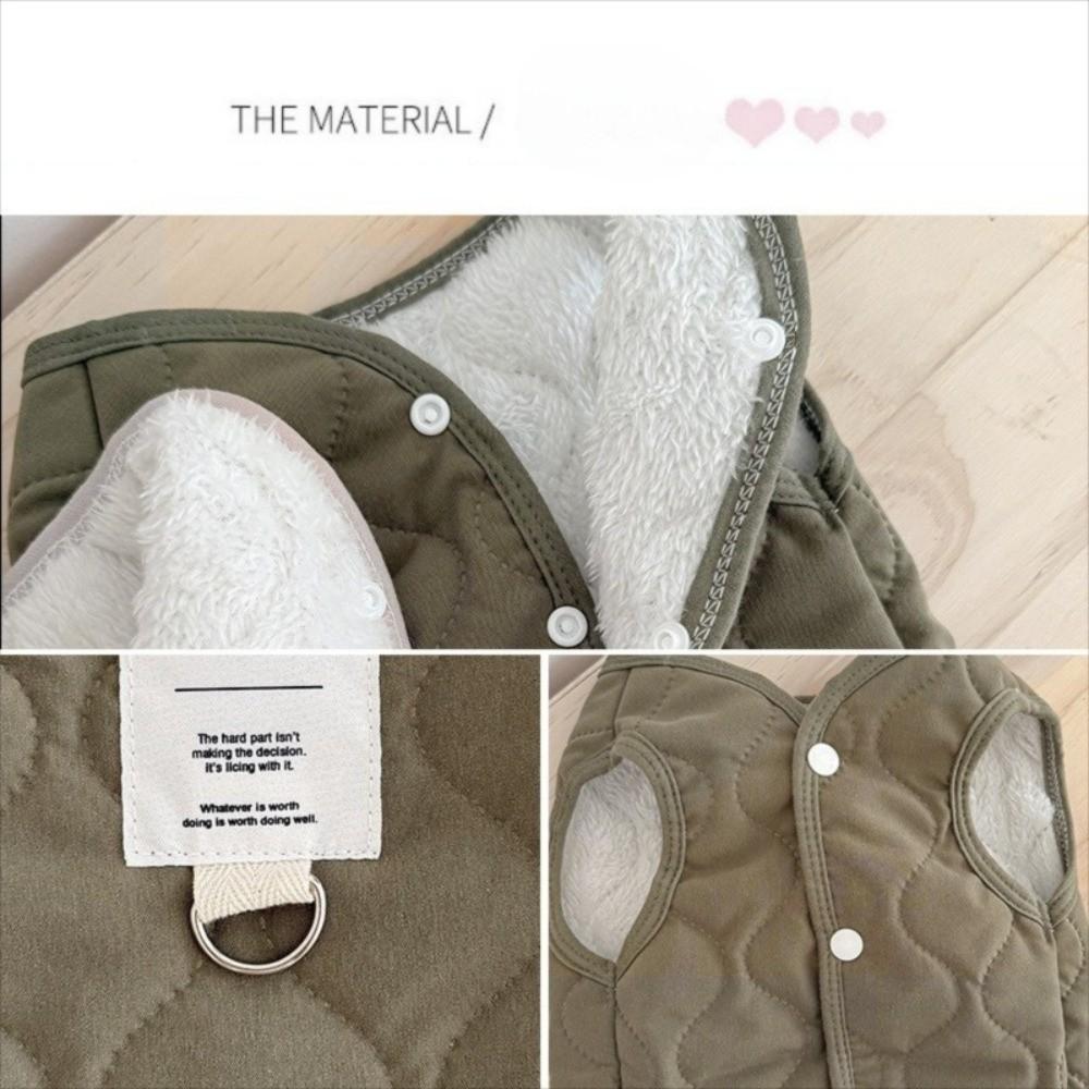 Cotton Winter Pet Dog Vest Thick Warm Puppy Coat New Pet Jacket  for Small Medium Pet