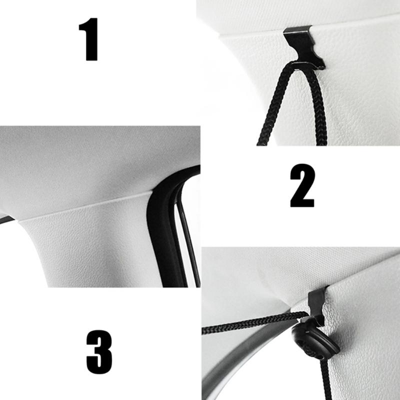 2Pcs Universal Car Divider Curtains Auto Front Rear Partition Side Window Sunshade Curtain Vehicle Foldable Removable