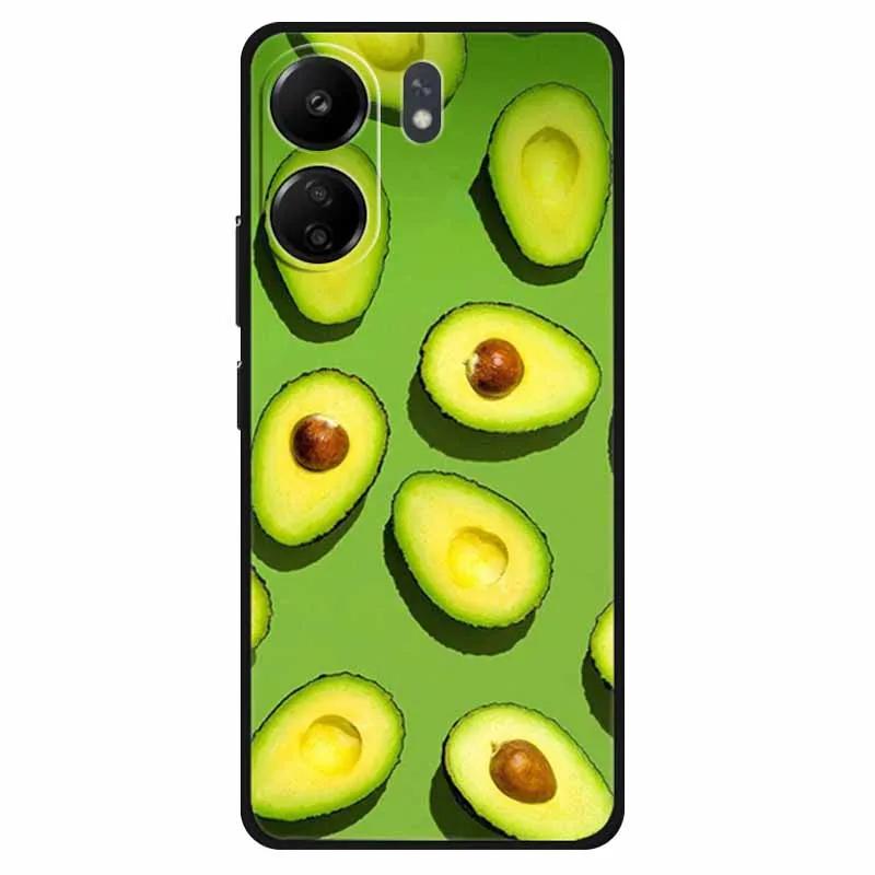 Funda For Xiaomi Poco C65 Case Soft Lion Wolf Black Shockproof Back Cover for Poco C65 C 65 Soft Case Poco C65 Cool Soft Bumper