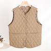 Down Cotton Vest Women's Inner Wear Autumn and Winter New Slim-fit Bottom Inner Wear Vest Medium Thin Warm Vest Vest