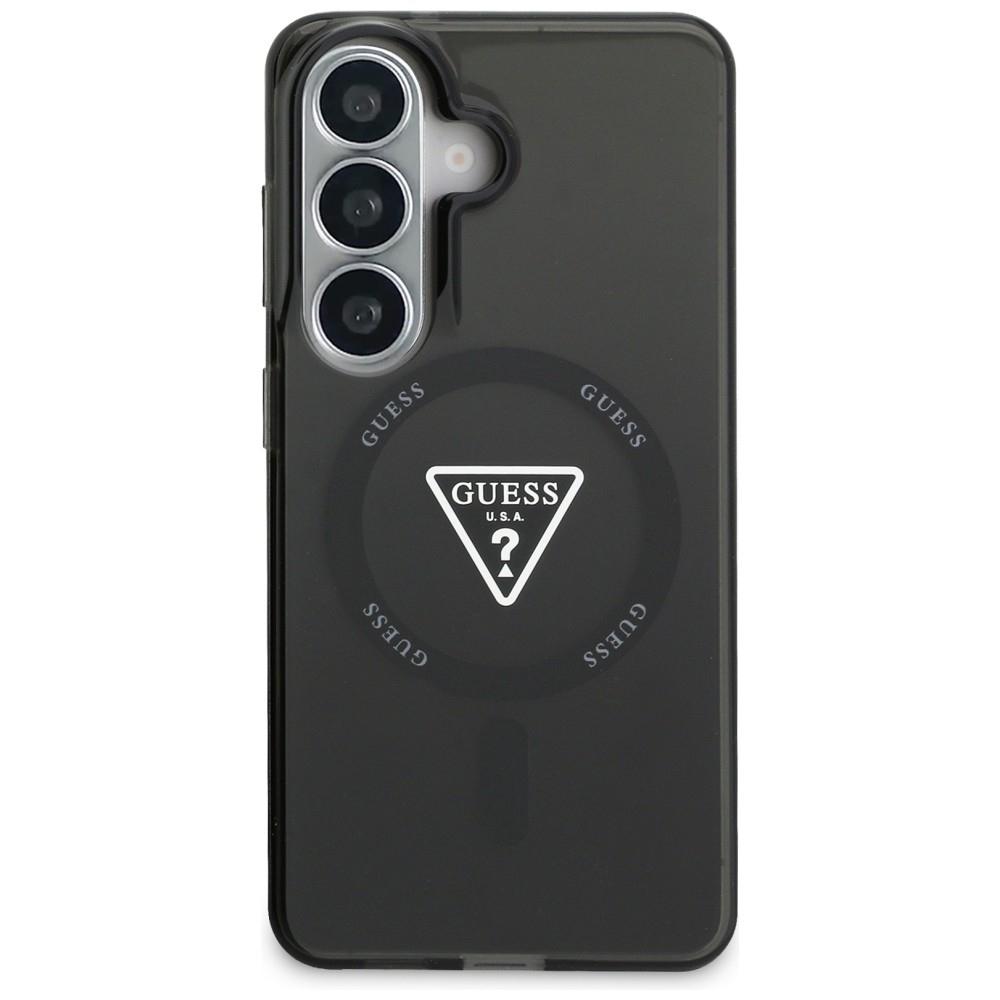 Guess IML Gradient Triangle MagSafe Case for Samsung Galaxy S26 Black