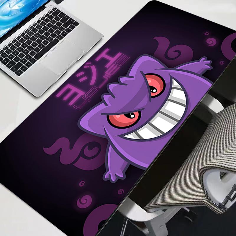 Mouse pad Computer Gengar Pokemon Pikachu Speed type carpet mat for esports players Laptop Keyboard Gengar Office Desk Mat