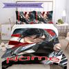 3pcs Custom Name Attack on Titan Bedding Set Duvet Cover Closure Includes 1 Duvet Cover & 2 Pillowcases for All Seasons Bedroom Decor