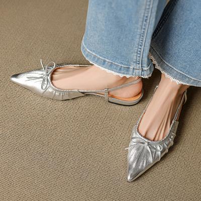 Корейская версия сандалии на плоской подошве женские летние женские сандалии с закрытым носком на пряжке, мягкая подошва из говяжьей кожи, обувь большого размера, новые сандалии с открытым носком