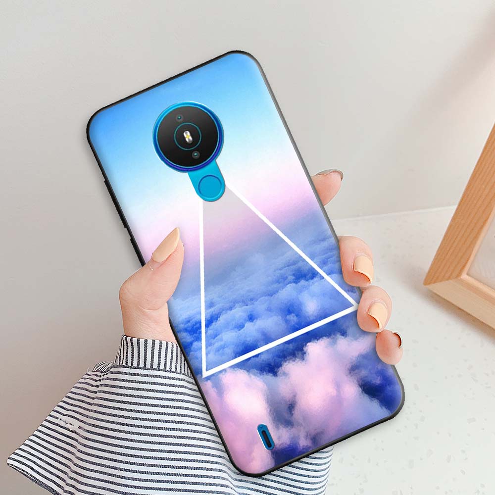 Для Nokia 1.4 Чехол Nokia 3.4 Модные Мраморные Чехлы Для Nokia 7.2 Nokia 5.4 Nokia 6.2 Защитный Силиконовый Задний Чехол Корпус Бампер