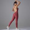 Nessaj One Piece Yoga Jumpsuits Women Solid Color Fitness Bodysuit Back Cross Playsuit Backless Yoga Rompers