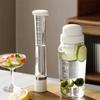 2PCS With Scale Bar Bartender Ice Muddler Food Grade Silicone Lid Juice Muddler Drink