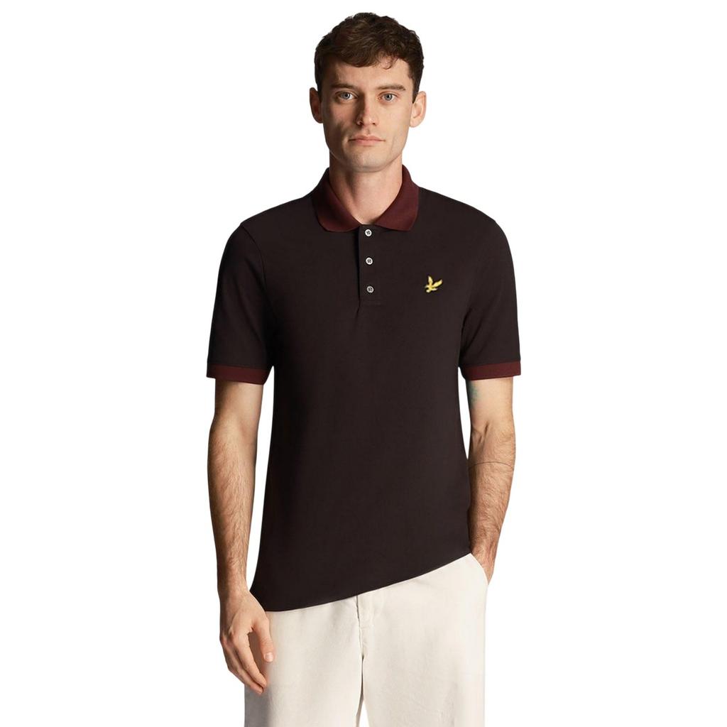 Lyle & Scott Mens Tonal Ringer Polo Shirt