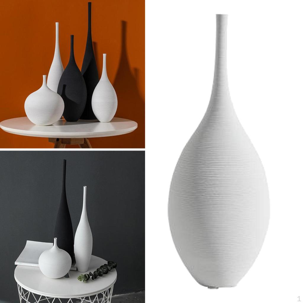 Керамические Вазы для Цветов, Декоративная Ваза-Бутон, Центральные Элементы для Домашнего Декора, Вазы для Полки, Каминной Полки